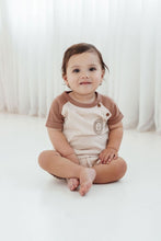 Load image into Gallery viewer, Lion Embroidered Raglan Tee