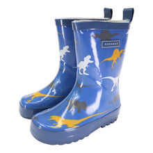Load image into Gallery viewer, Blue Dino Gumboots