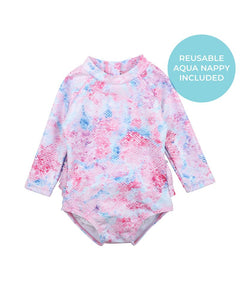 Malia Sequin LS Sunsuit