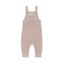 Load image into Gallery viewer, Mauve Pink Knit Overalls
