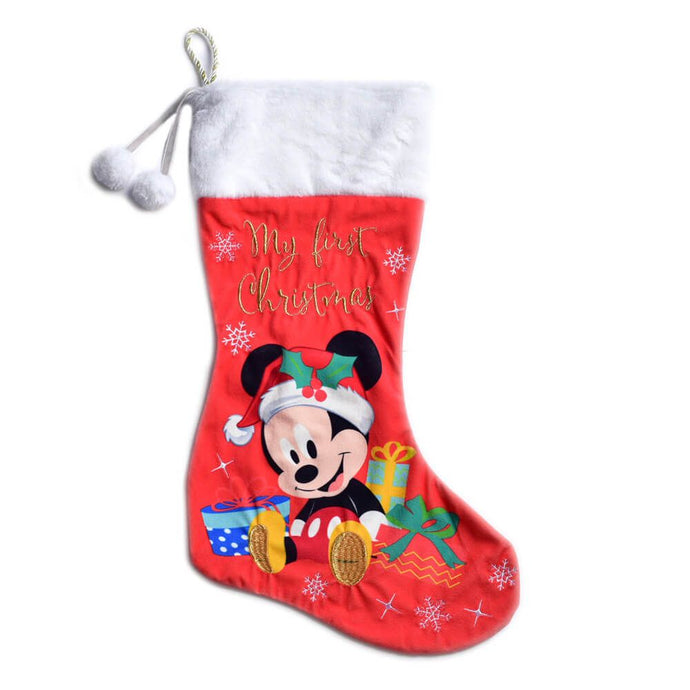 Mickey Mouse - 'My First Christmas' Stocking