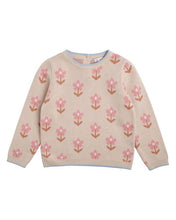 Load image into Gallery viewer, Midnight Daisy Knitted Jumper