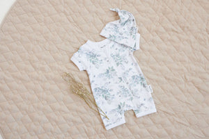 Snuggle Bug SS Zip Romper