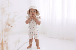 Swallow Zip Romper