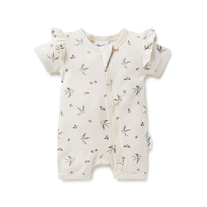 Swallow Zip Romper