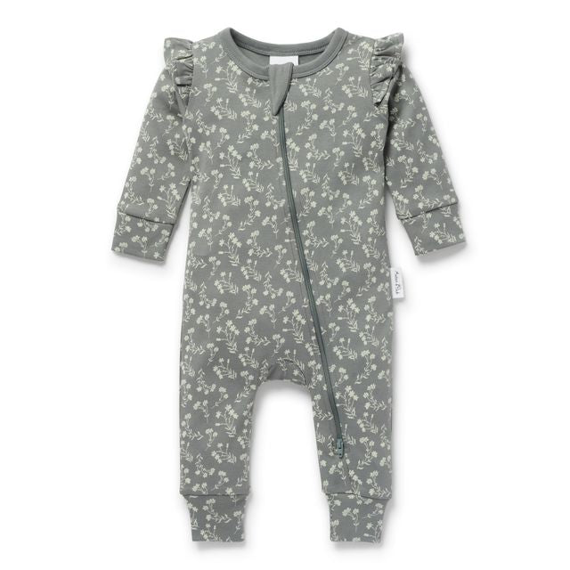 Mia Floral Zip Romper