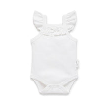 Load image into Gallery viewer, White Rib Singlet Onesie