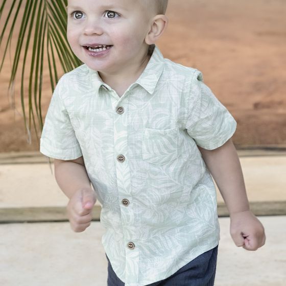 Jungle Fern Print Shirt