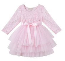 Load image into Gallery viewer, My First Lace Tutu L/S - Pale Pink