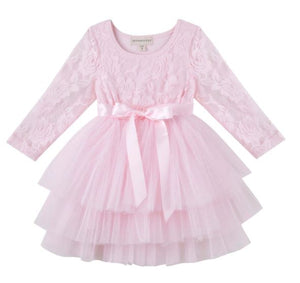 My First Lace Tutu L/S - Pale Pink