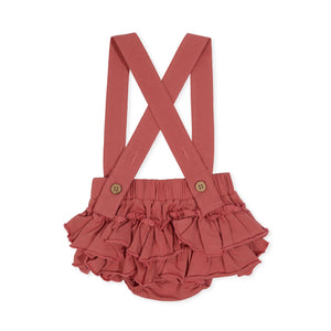 Ruffle Skirt - Coral