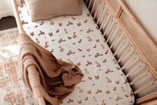 Load image into Gallery viewer, Fitted Cot Sheet - Fox