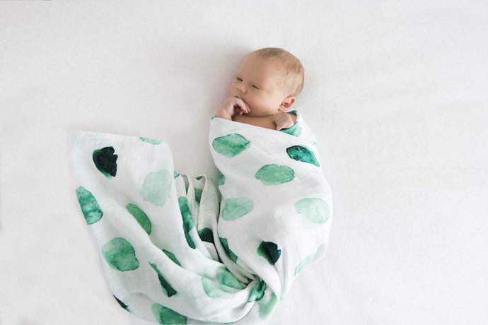 Organic Muslin Wrap - Sea Mist