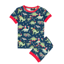 Load image into Gallery viewer, Dino Greetings PJ Set