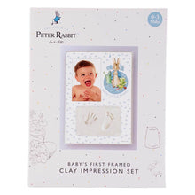 Load image into Gallery viewer, Peter Rabbit Baby Hand/Foot Clay Frame Set