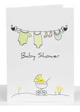 Load image into Gallery viewer, Baby Greeting Card Baby Shower - Small
