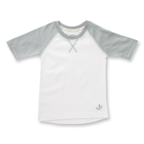 Neutral Grey Raglan Tee