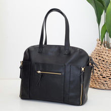 Load image into Gallery viewer, Chelsea Convertible Tote/Nappy Bag - Black