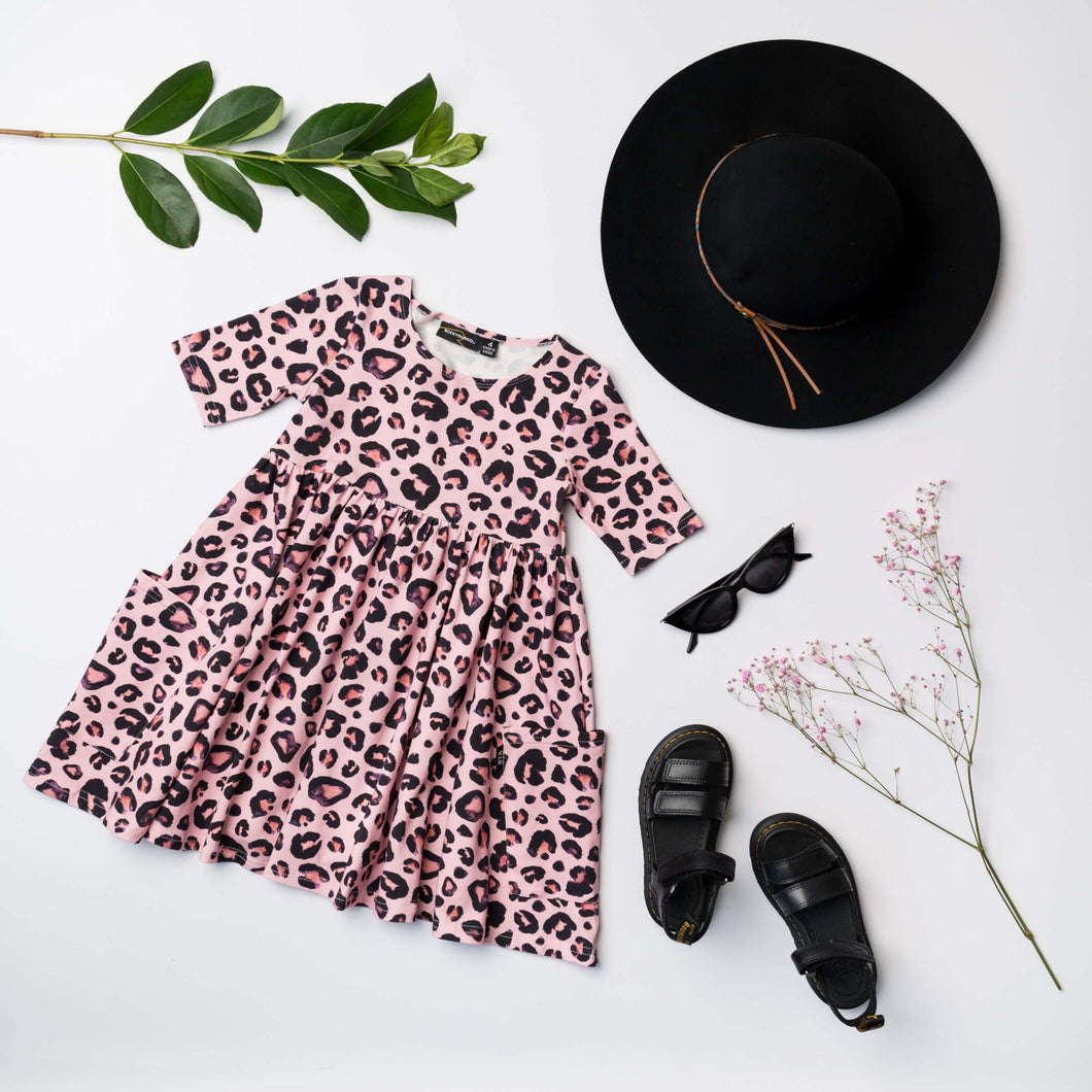 Pink Leopard Faye Dress