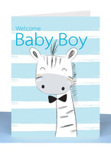 Load image into Gallery viewer, Baby Greeting Card For Boys - Small