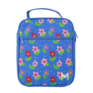 MontiiCo Large Insulated Lunch Bag - Petals