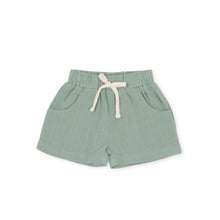 Load image into Gallery viewer, Leo Linen Blend Shorts - Green