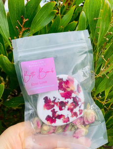 Botanical Bath Bomb - Rose Love