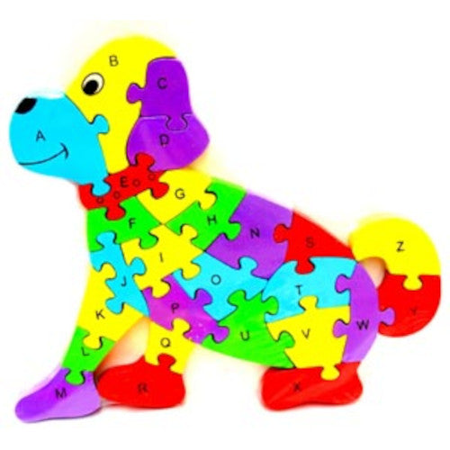 Wooden Animal Puzzle - Dog