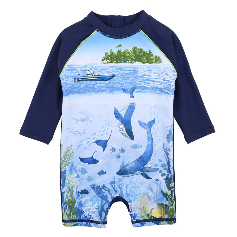 Whale LS Sunsuit