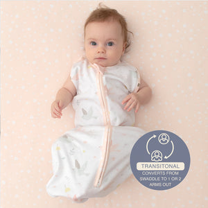 Smart Sleep Zip Up Swaddle 0-3mths 0.2TOG - Ava