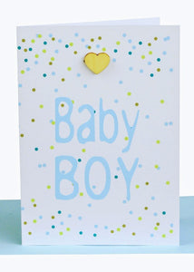 Baby Greeting Card For Boys - Small