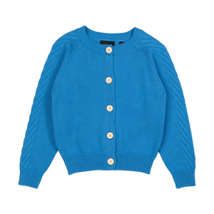 Blue Knit Cardigan