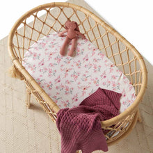 Load image into Gallery viewer, Fitted Bassinet &amp; Change Pad Cover - Camille