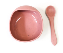 Load image into Gallery viewer, Silicone Suction Bowl &amp; Spoon