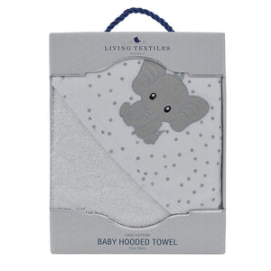 Hooded Towel - Pitter Patter Elephant