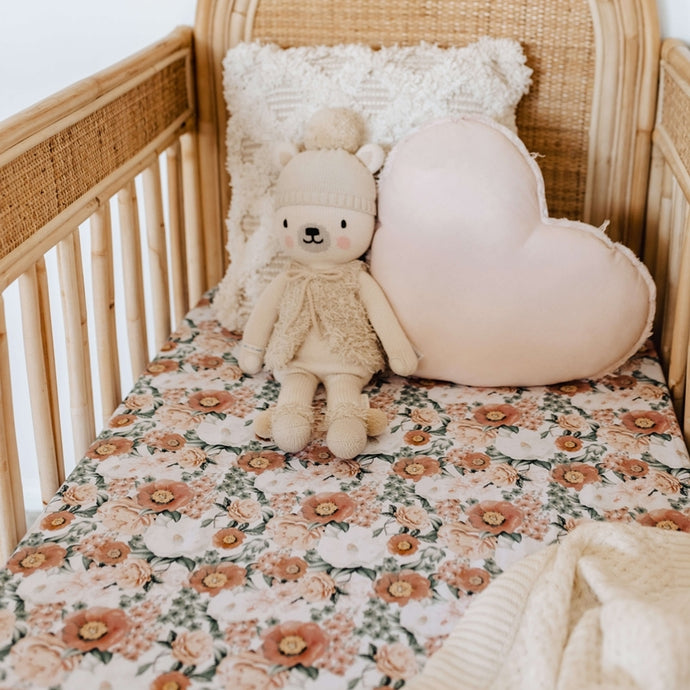 Fitted Cot Sheet - Florence