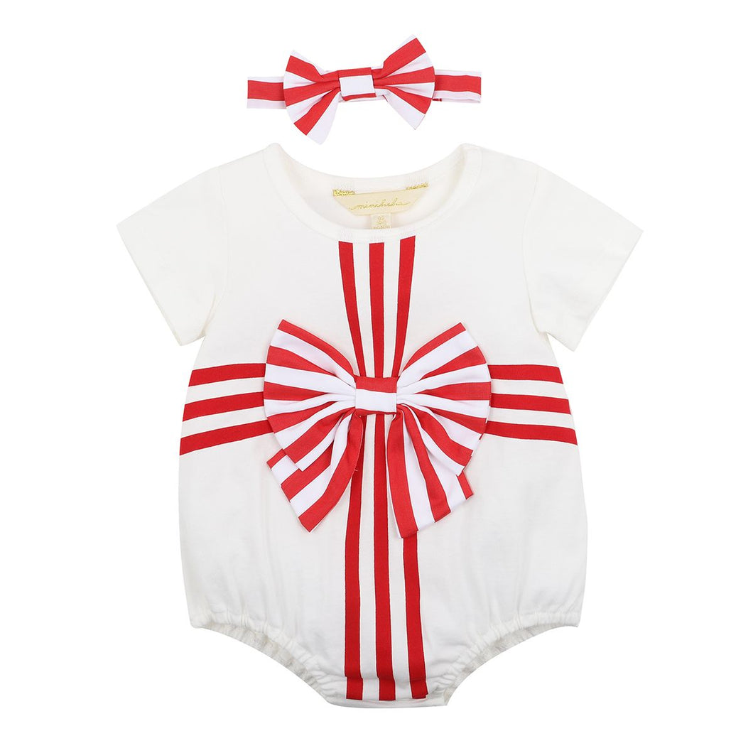 Gift Romper w/Headband