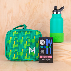 MontiiCo Mini Lunch Bag - Pixels
