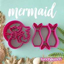 Load image into Gallery viewer, Lunch Punch Sandwich Cutters - Mermaid