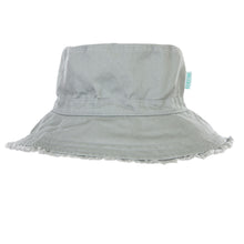 Load image into Gallery viewer, Khaki Frayed Bucket Hat