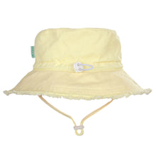 Load image into Gallery viewer, Lemon Frayed Bucket Hat