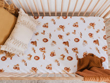 Load image into Gallery viewer, Fitted Cot Sheet - Lion
