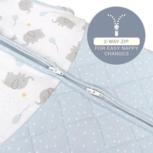 Load image into Gallery viewer, Smart Sleep Sleeping Bag 6-18mths 2.5TOG - Mason Elephant