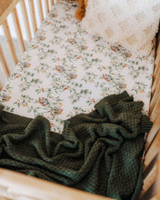 Load image into Gallery viewer, Diamond Knit Baby Blanket - Olive