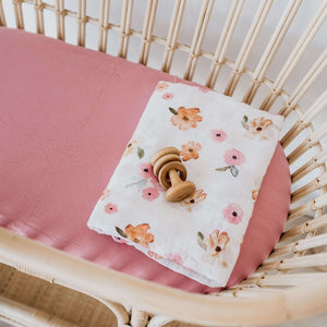 Rogue Pink Fitted Bassinet Sheet & Change Pad Cover