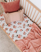 Load image into Gallery viewer, Fitted Cot Sheet - Rosebud