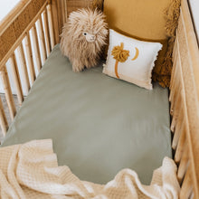 Load image into Gallery viewer, Fitted Cot Sheet - Sage