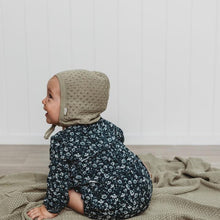 Load image into Gallery viewer, Pointelle Knit Bonnet - Sage