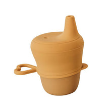 Load image into Gallery viewer, Silicone Sippy Cup with Lid - Honey