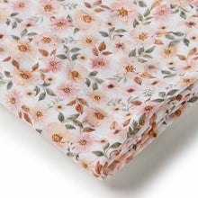 Load image into Gallery viewer, Organic Muslin Wrap - Spring Floral